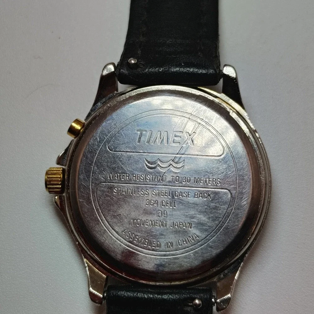 Vintage 1996 Timex Expedition 34mm‎ Mens Quarts Field Military Watch NO INDIGLO